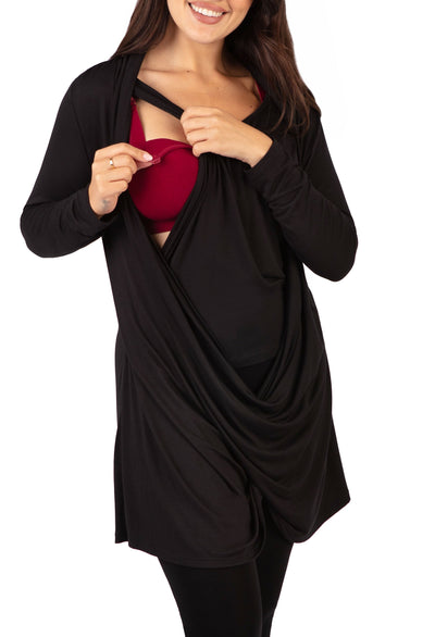 Bamboo Soft Drape Nursing Top - 2 Pack