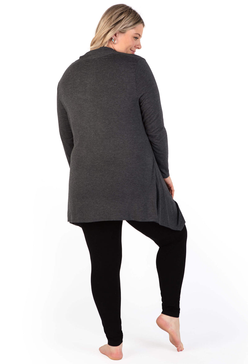Maternity Bamboo V Neck Tunic Top